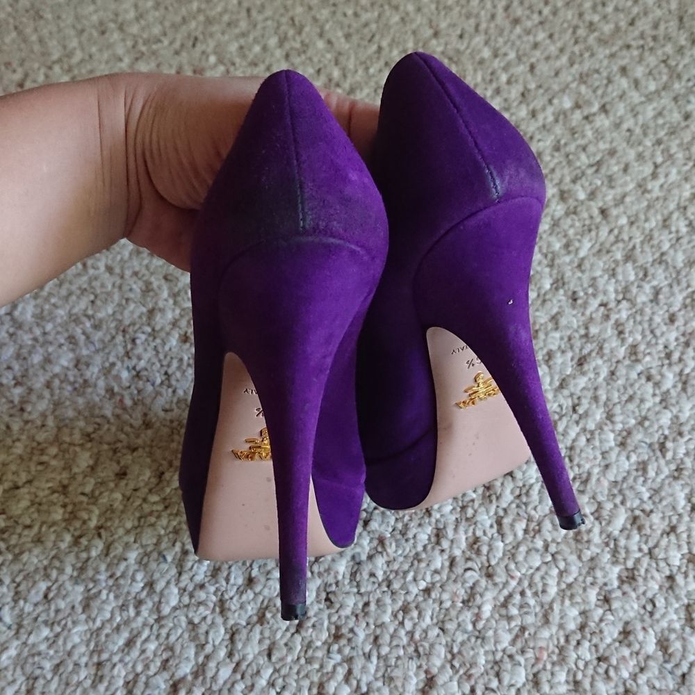 Very rich pretty purple Prada heels size: 36.5 - Picture 7 of 12